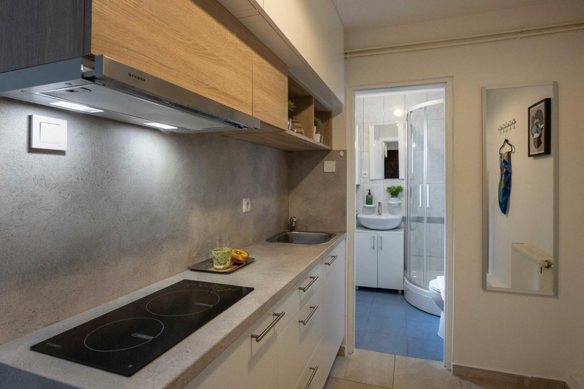 Modern Studio Near City Center Загреб Екстериор снимка